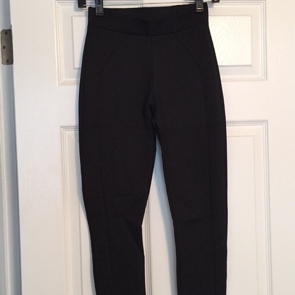 Zara moto- style black legging, XS - Picture 1 of 4